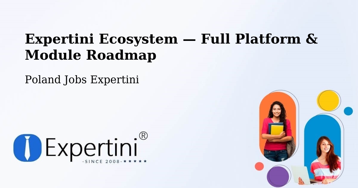Expertini Ecosystem — Full Platform & Module Roadmap – Żnin